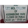 Image 3 : English Gardens Assiniboine Park Metal Sign, 18" ? 18"