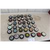 Image 1 : 36 Hockey Pucks ñ Various Teams, Labeled