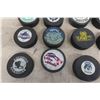 Image 6 : 36 Hockey Pucks ñ Various Teams, Labeled