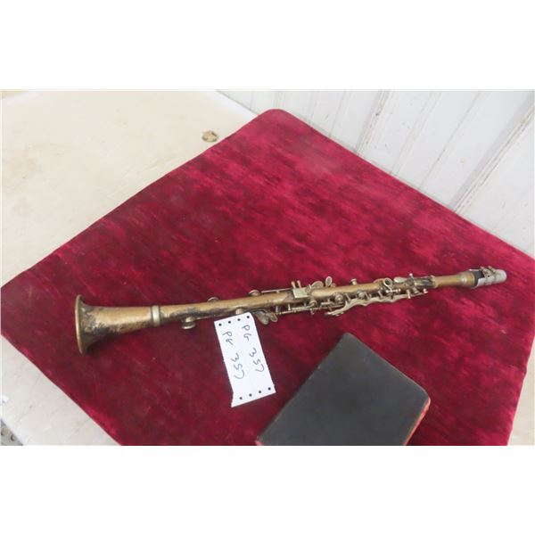 William Noerliberger American Artist Signed Very Old Flute and Old