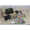 Image 1 : Xbox Console with Remote, Controller, Power Source, and 5 Games