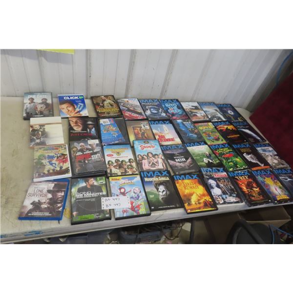 35+ DVD and IMAX Movies
