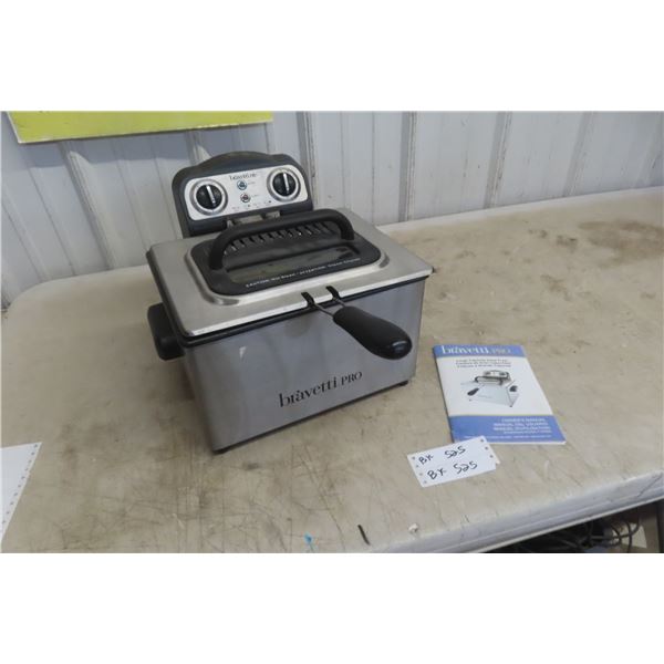 Bravetti Pro Large Capacity Deep Fryer – Appears New