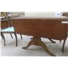 Image 2 : Antique Drop-Leaf Table, Extended 56" × 38", Height 29", 