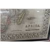 Image 3 : Map of Africa, Framed and Matted, 33" × 20"
