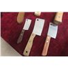 Image 3 : 10 Butcher Meat Cleavers – Various Sizes