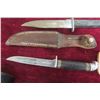 Image 4 : 5 Hunting and Pocket Knives with Sheaths