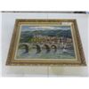 Image 1 : Framed Needlepoint Picture, 19" × 26"