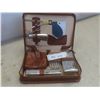 Image 1 : Vintage Leather Travel Grooming Set