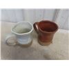 Image 10 : Federal Glass Refrigerator Dish; Divided Danby Dish; 2 Pottery Chef 