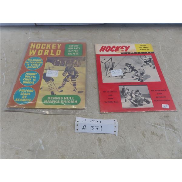 Hockey World Feb 1971 and Hockey Pictorial March 1962 Magazines