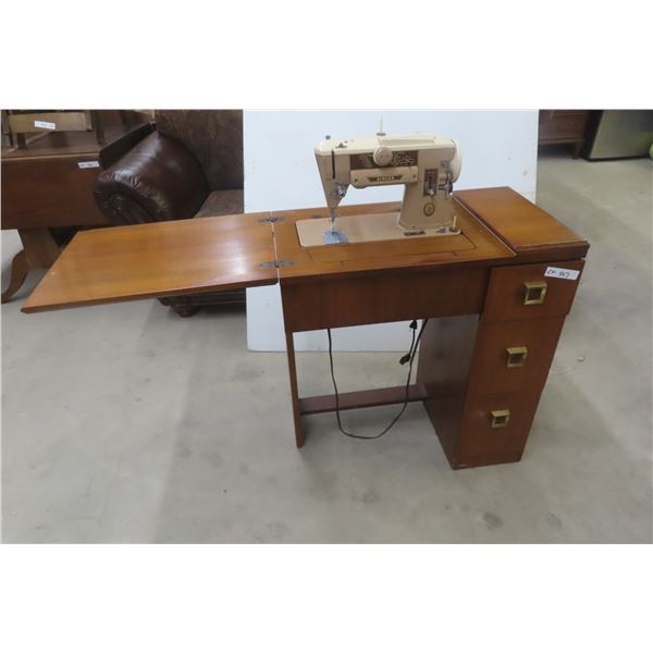 Singer Electric Cabinet Sewing Machine