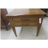 Image 2 : 2 End Tables: 1) 21" × 21" × 26"; 1) 25" × 22" × 18"