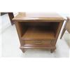 Image 4 : 2 End Tables: 1) 21" × 21" × 26"; 1) 25" × 22" × 18"