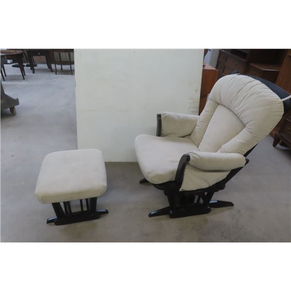 Sliding Rocker with Sliding Ottoman