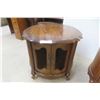 Image 3 : 2 Drum End Tables, 22" Tall, 24½" Diameter