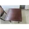 Image 4 : 2 End Tables: 1) 20" × 30½" × 20½"; 1) Round, 23½" Diameter 