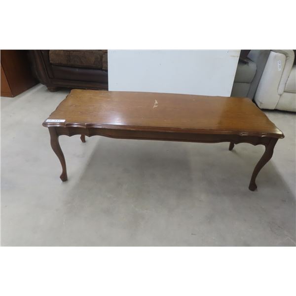 Coffee Table, 16" × 19" × 47"