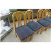 Image 4 : 6 Matching Oak Kitchen/Dining Room Chairs