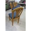 Image 6 : 6 Matching Oak Kitchen/Dining Room Chairs