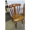 Image 2 : 4 Wood Kitchen Chairs – Matching, Mid-Century Style