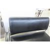 Image 4 : Mid-Century Art Deco Cantilever Bench with Arm Rest, 44" Wide