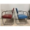 Image 3 : 2 Art Deco Cantilever Chairs with Armrests