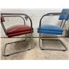 Image 6 : 2 Art Deco Cantilever Chairs with Armrests