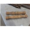Image 5 : Box Full of Wooden Legs, Spindles, Chair Rungs, and More