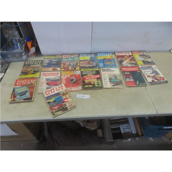15 Magazines: Popular Science, Popular Mechanics, Science and Mechanics