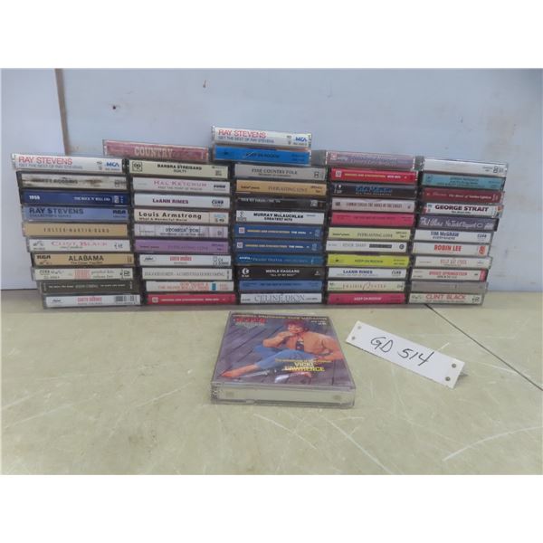 50+ Cassettes: Ray Stevens, Alabama, Merle Haggard, and More