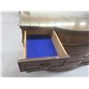 Image 12 : Walnut Buffet with Glass Top, 35" × 21" × 54"