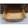 Image 8 : Walnut Buffet with Glass Top, 35" × 21" × 54"