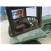 Image 5 : John Deere Metal Toy Tractor 7" × 12" × 8", with Haying Attachments
