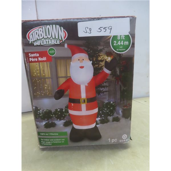 Light-Up Air-Blown Inflatable 8 ft. Santa