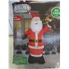 Image 3 : Light-Up Air-Blown Inflatable 8 ft. Santa