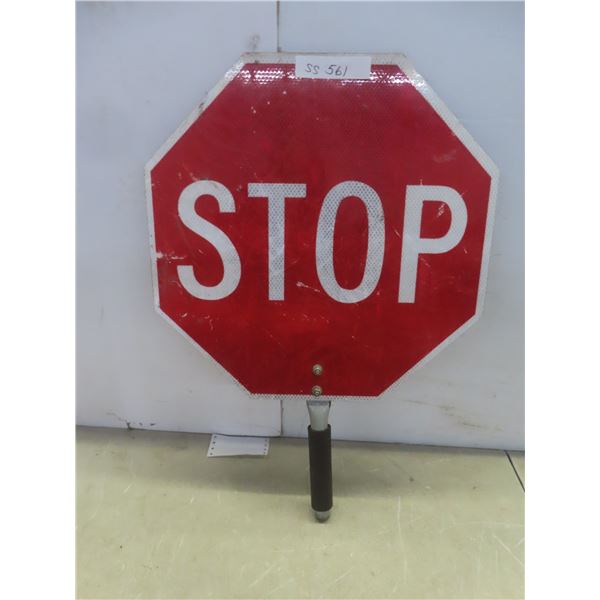Hand-Held Stop/Slow Sign, 17¾" × 17¾" (Without Handle)