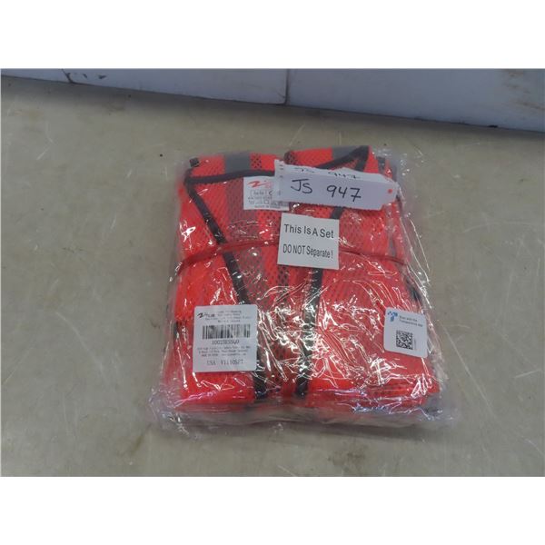 New Safety Vests, One Size Fits All – 10-Pack