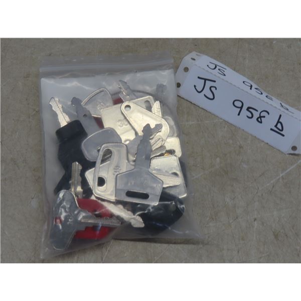 New Equipment Keys: Kubota, Skidsteer, Volvo and Others – Qty 24