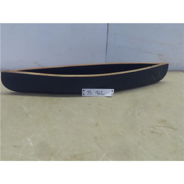 Solid Wood Roots Canada Beaver Canoe, 24"
