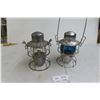 Image 1 : Railway CNR Lanterns – Qty 2 (1 in Blue Finish)