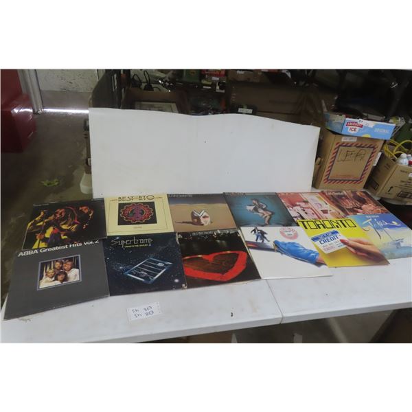Rock and Roll LP Records: Toronto, Streetheart, Supertramp, ABBA 