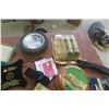 Image 2 : Hardware Lot: Heavy-Duty Stapler, Padlock, Weedeater Blade, Pipe Wrench
