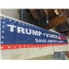 Image 3 : New Trump Campaign Flag 35×58" and Banner 19×116"