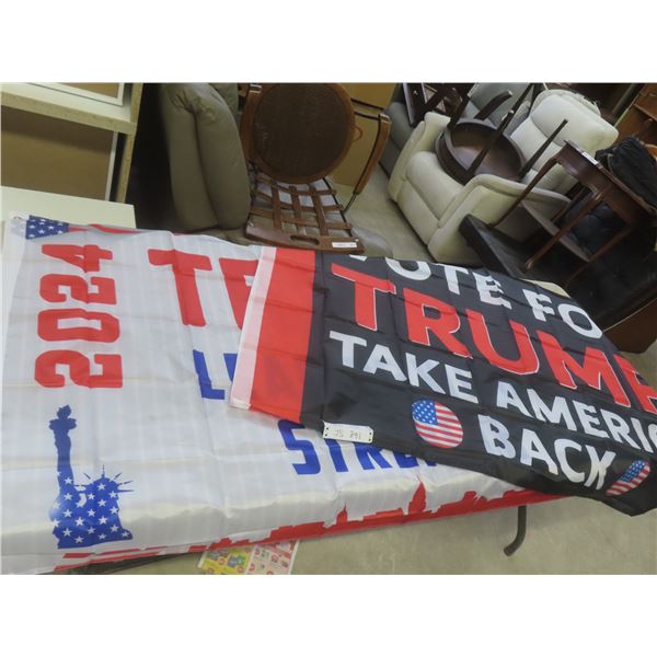 New Trump Flags, 36×60" – Qty 2
