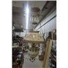 Image 1 : Victorian Hanging Parlor Lamp with Prisms and a Floral Hand 