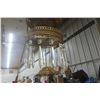 Image 3 : Victorian Hanging Parlor Lamp with Prisms and a Floral Hand 