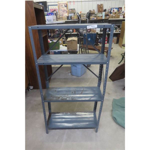 Metal Shelf Unit, 58"×30"×11"