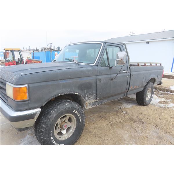 1991 Ford F-250 Pickup, 5.0L, 5-Speed Standard, 4-Wheel Drive – Runs 