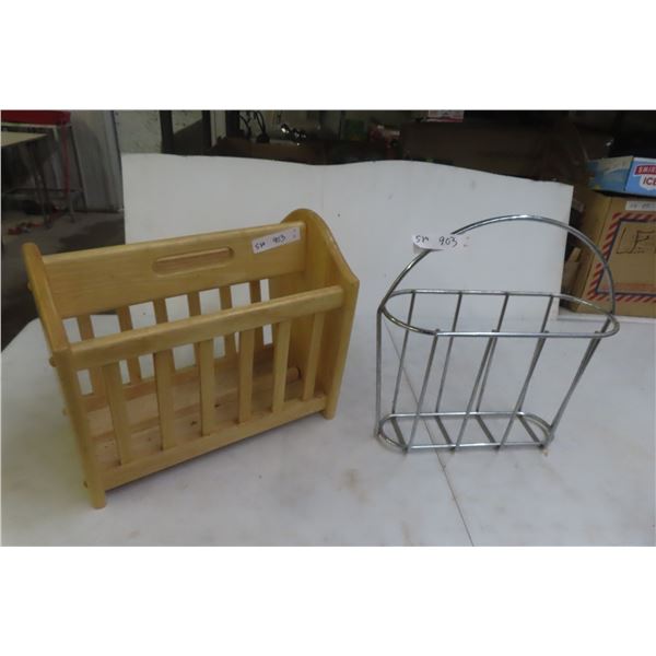 2 x Magazine Racks